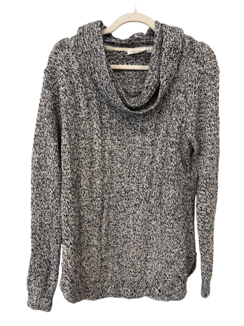 RD Style Pullover Sweater XL Cowl Neck Long Sleeve Cozy Knitwear Warm Relaxed
